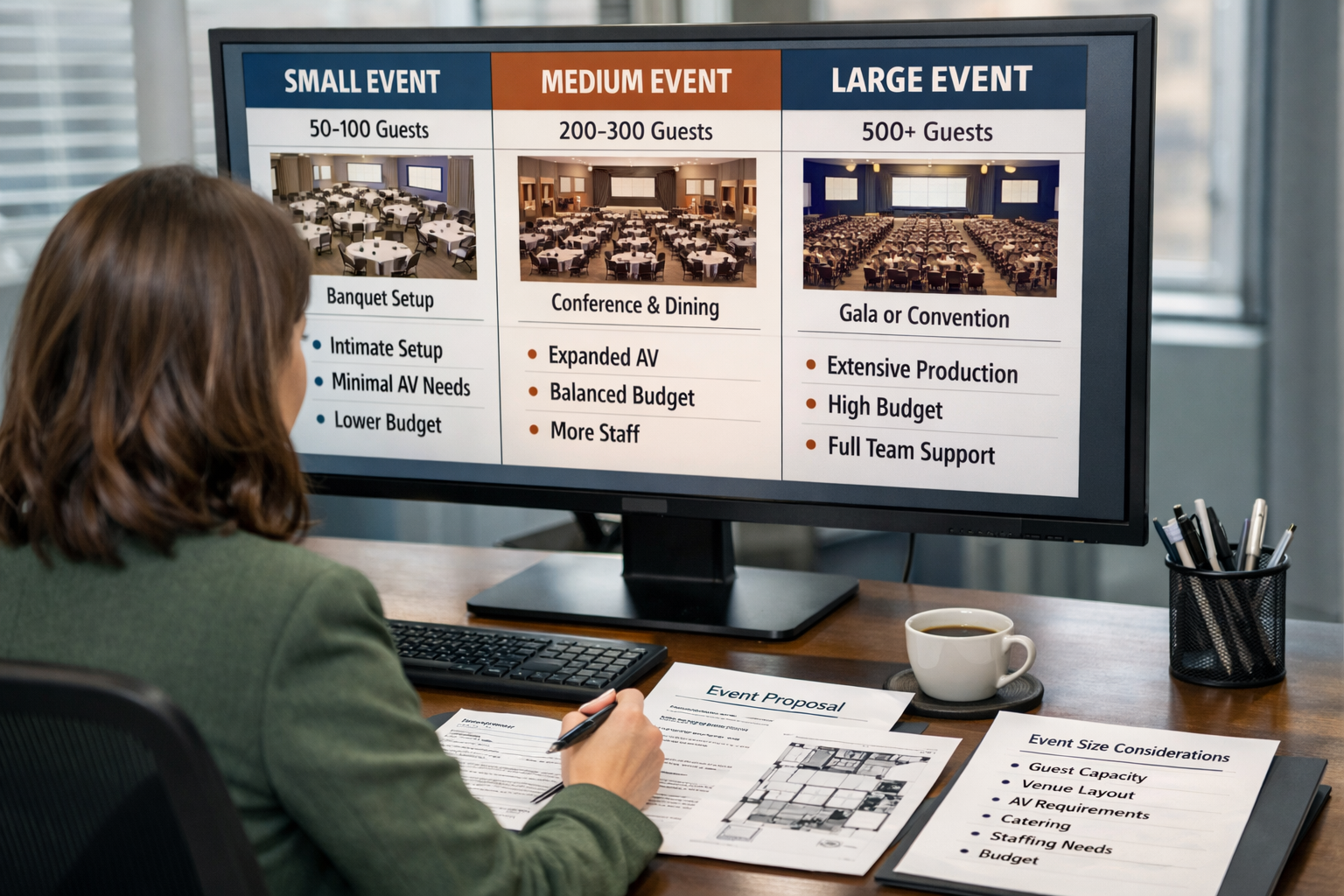 Etkinlik boyutuna gore koordinasyon planlamasi