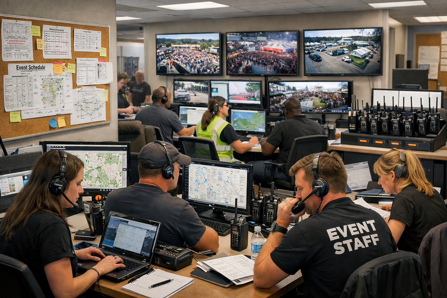 Koordinasyon ekibimizin calisma ortami