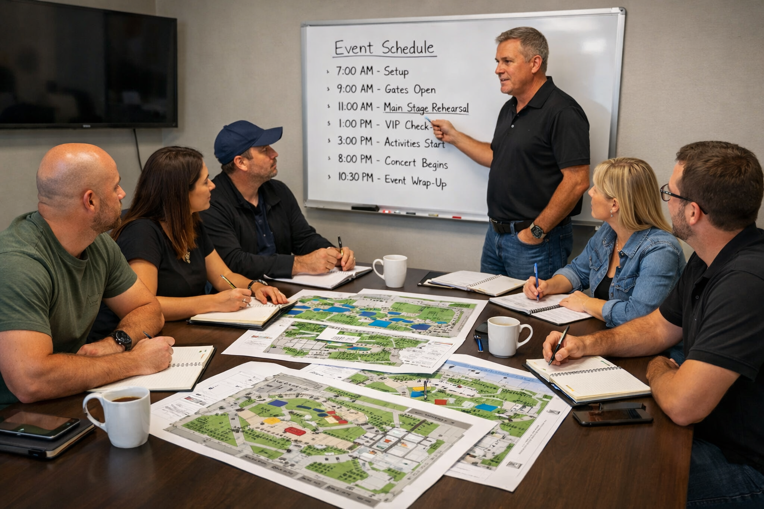 Etkinlik oncesi planlama ve brif gorusmesi